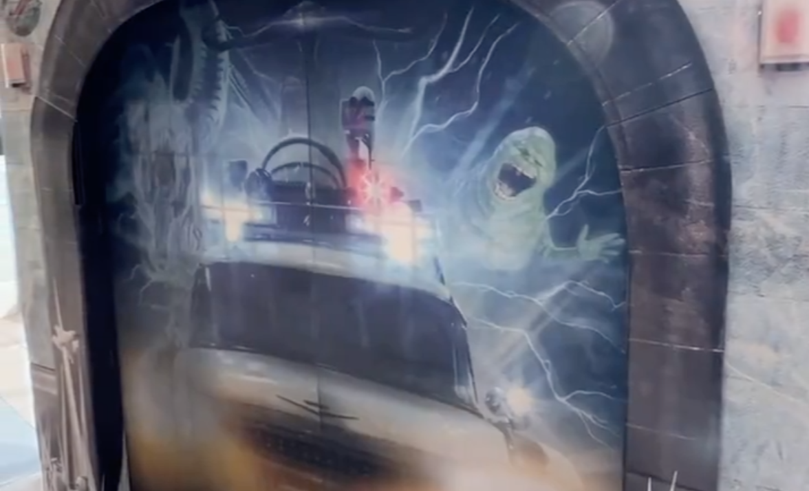 'Ghostbusters: Frozen Empire' Display Teases the Return of Slimer! [Image]